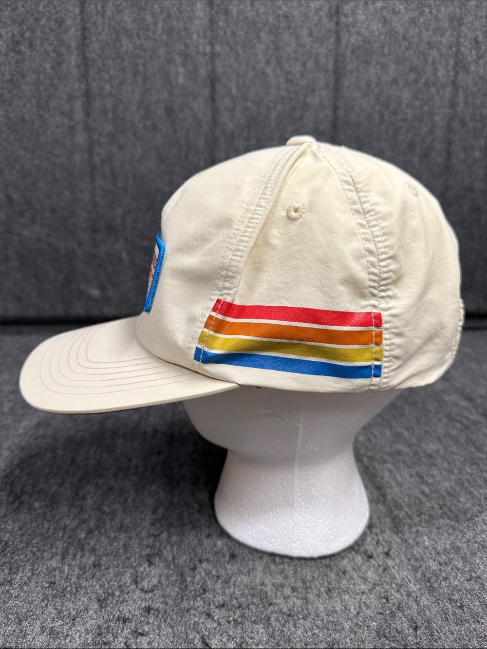 Howler Brothers Cream HB Chargers Patch Hat with Red, Blue, Yellow Accents - Picture 3 of 8